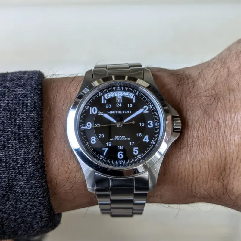 Hamilton Khaki Field King Automatic Black Dial Men's Watch- H64455133